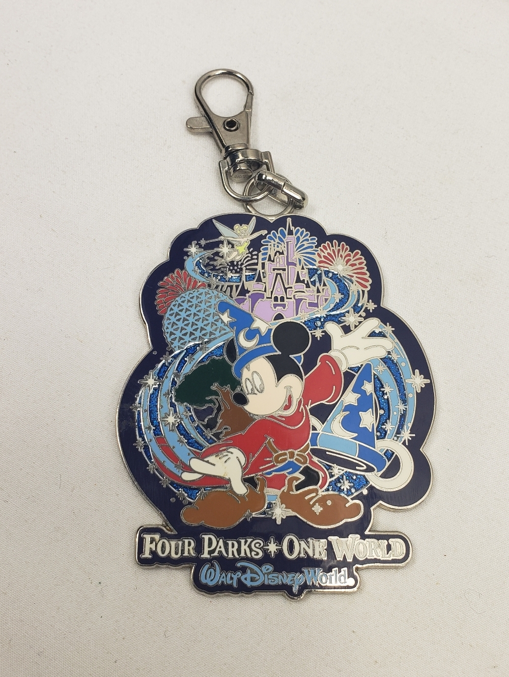 Disney Mickey Four Parks Keychain Key Ring